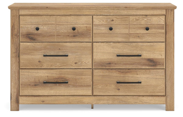 Makidern 6-Drawer Dresser Tan