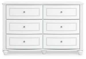 Kozlani 6-Drawer Dresser White