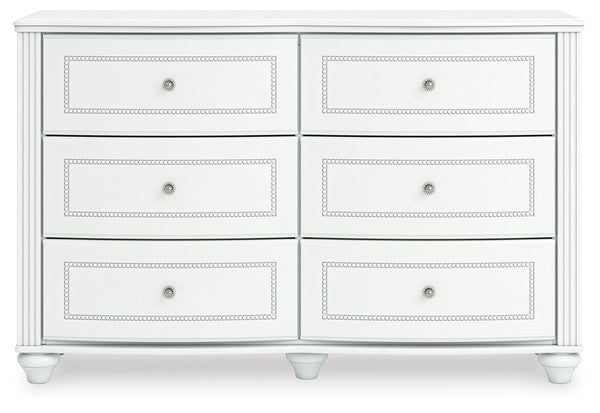 Kozlani 6-Drawer Dresser White