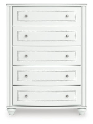 Kozlani 5-Drawer Chest White