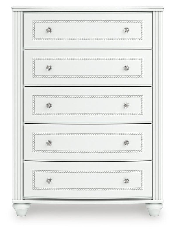 Kozlani 5-Drawer Chest White