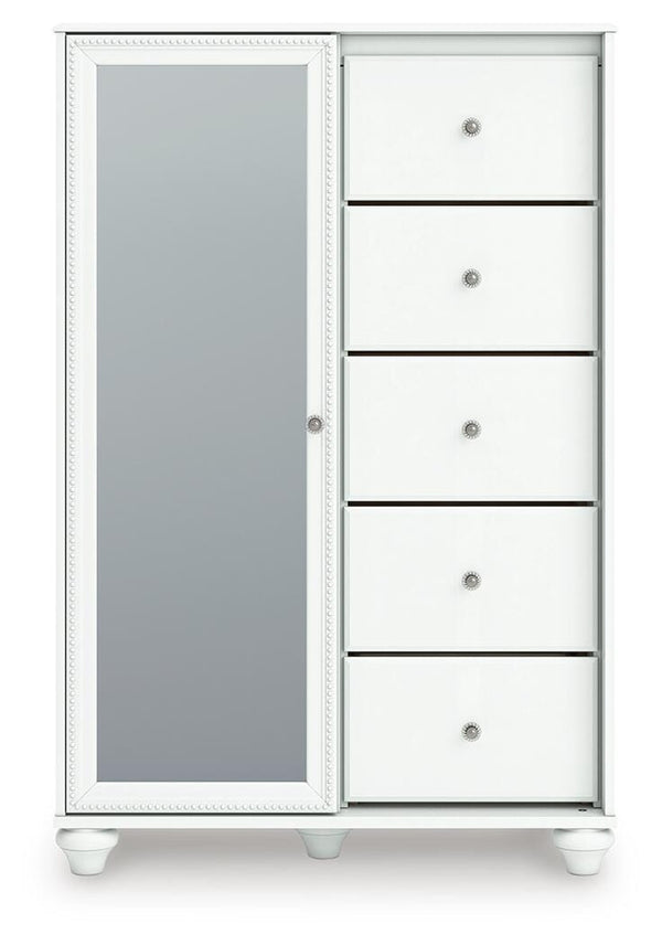 Kozlani Dressing 5-Drawer Chest White