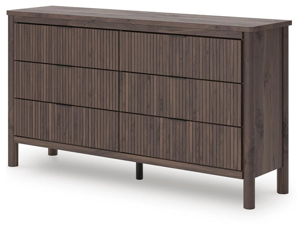 Pamytta 6-Drawer Dresser Brown