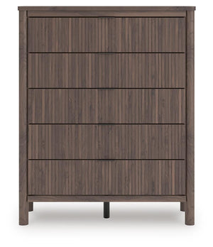 Pamytta Wide 5-Drawer Chest Brown