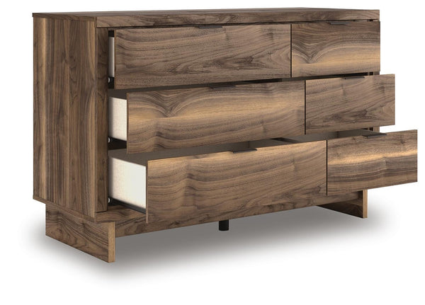 Chirason 6-Drawer Dresser Brown