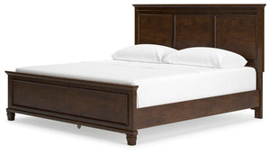 Danabrin King Panel Bed Brown