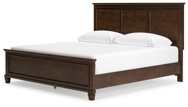 Danabrin King Panel Bed Brown
