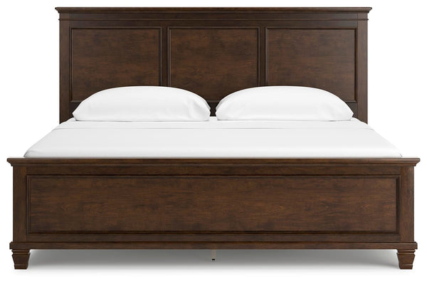 Danabrin California King Panel Bed Brown