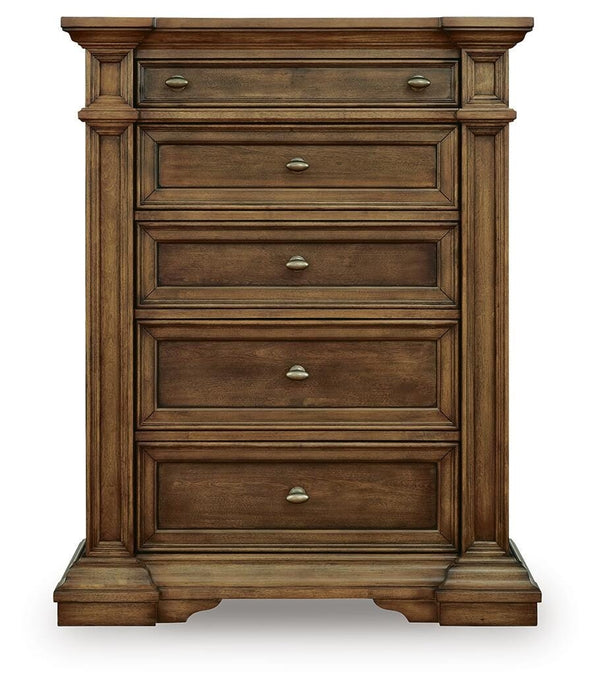 Frantanna 5-Drawer Chest Brown