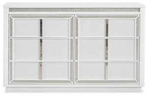 Chalanna 6-Drawer Dresser White