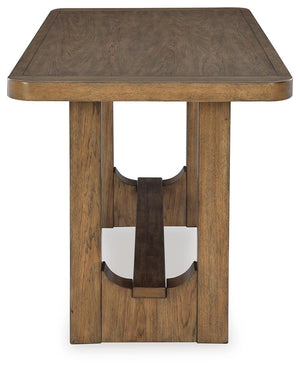 Cabalynn Rectangle Counter-Height Dining Table Light Brown