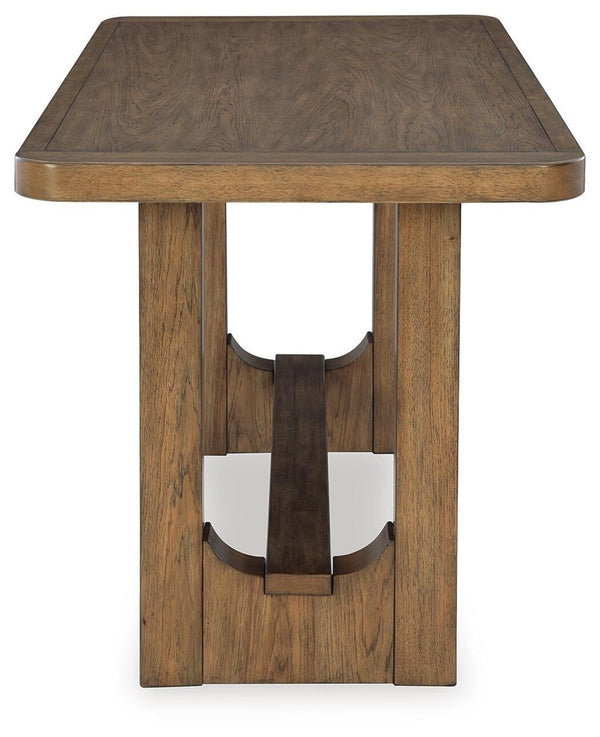 Cabalynn Rectangle Counter-Height Dining Table Light Brown