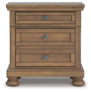 Feddinger 2-Drawer Nightstand Medium Brown