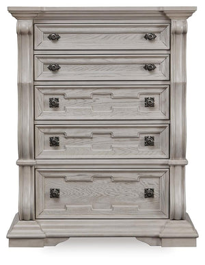Bruchandi 5-Drawer Chest Antique White