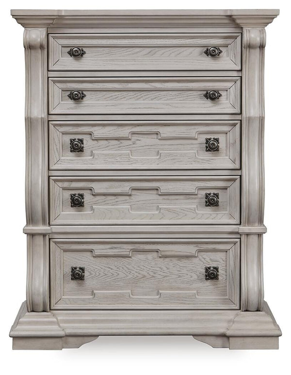Bruchandi 5-Drawer Chest Antique White