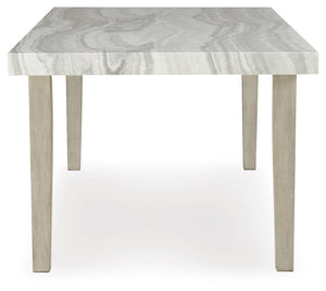 Larawyn Rectangle Dining Table Bisque