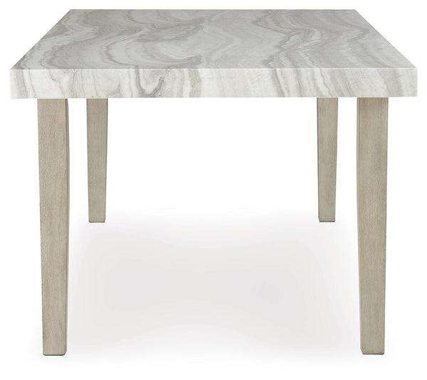 Larawyn Rectangle Dining Table Bisque
