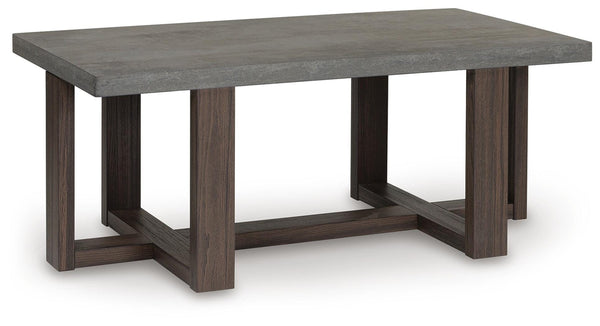 Dynnford 3-Piece Occasional Table Set Gray/Brown