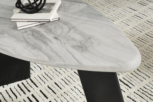 Lilyberg 3-Piece Occasional Table Set Gray/Black