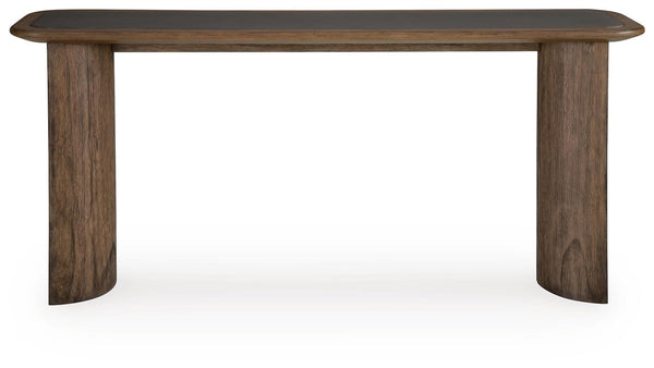 Dontayne Sofa Table Warm Brown