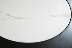 Grayman Round End Table Black