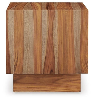 Dressonni End Table Brown
