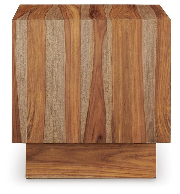 Dressonni End Table Brown