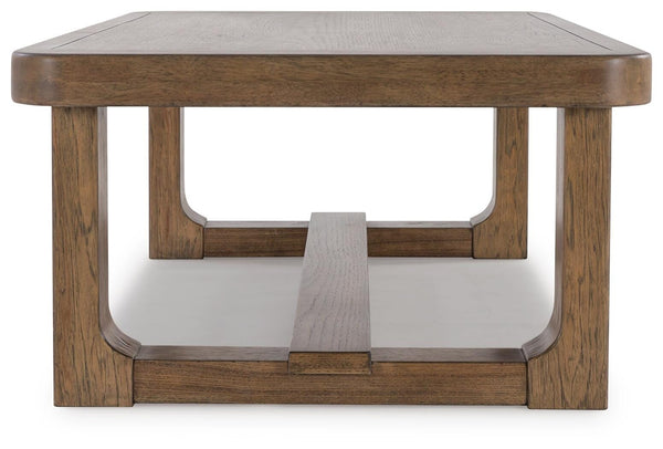 Cabalynn Rectangle Coffee Table Light Brown