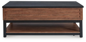 Kallari Lift-Top Coffee Table Warm Brown/Black