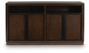 Dilenno 4-Door Dining Server Dark Brown