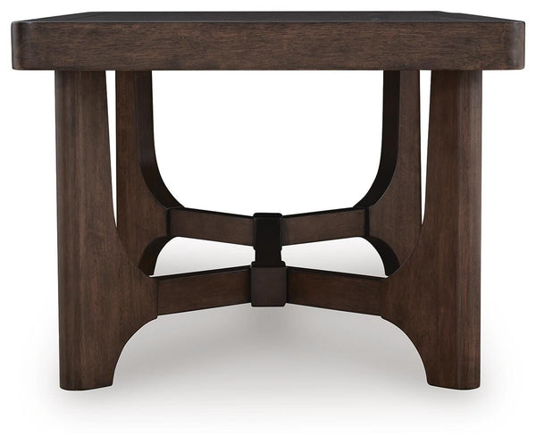 Korestone Rectangle Coffee Table Dark Brown