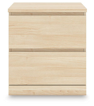 Onita 2-Drawer Nightstand Natural