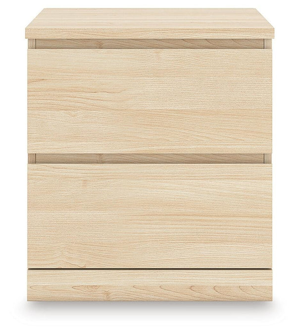 Onita 2-Drawer Nightstand Natural