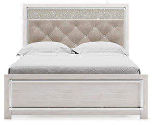 Altyra Queen Panel Bed White