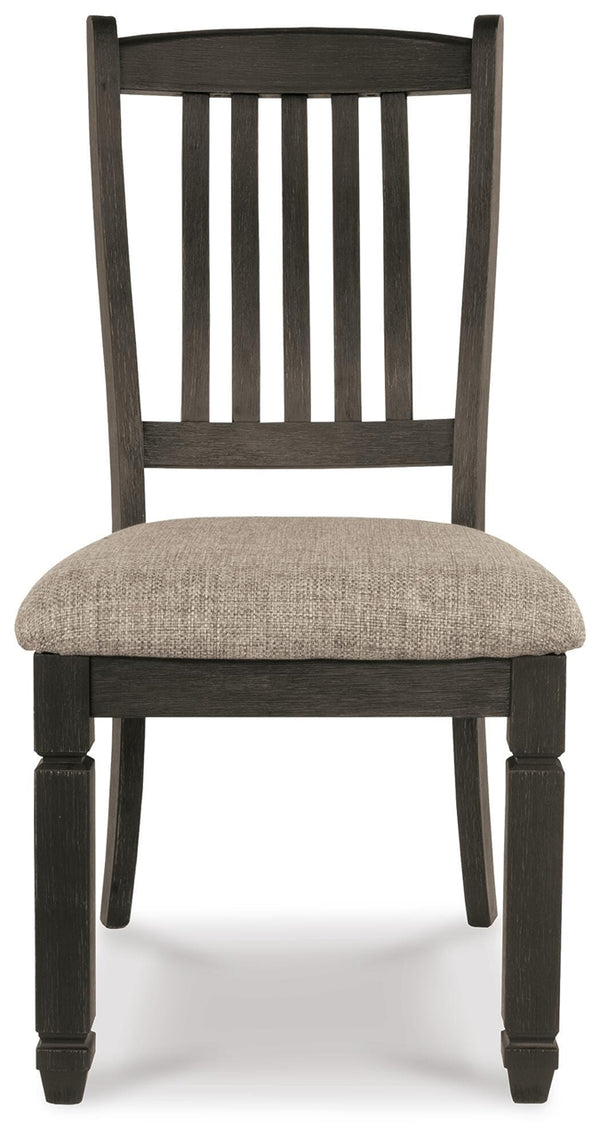 Tyler Creek Pastoral Charm Upholstered Dining Side Chair Black/Grayish Brown