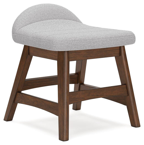 Lyncott Home Office Desk Chair Light Gray/Brown