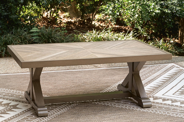 Laguna Heights Outdoor Rectangle Coffee Table Beige
