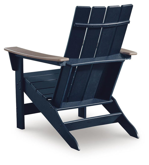 East Beach Adirondack Chair Navy Blue/Driftwood
