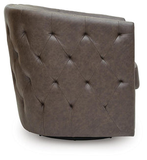 Brentlow Swivel Accent Chair Granite