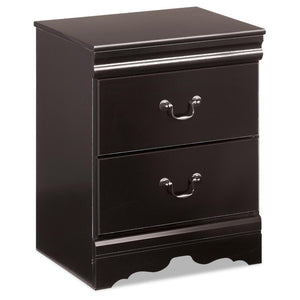 Huey Vineyard Full Sleigh Bed, Dresser, Mirror, Chest & Nightstand Black