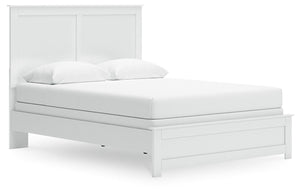 Bostwick Shoals Queen Panel Bed, Cheat & Nightstand White