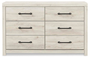 Cambeck King Storage Bed, Dresser, Chest & 2 Nightstands Whitewash