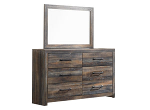 Drystan King Panel Bed with Storage, Dresser, Mirror & Nightstand Multi