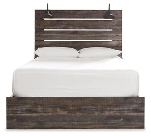 Drystan Queen Panel Bed with Storage, Chest & Nightstand Multi
