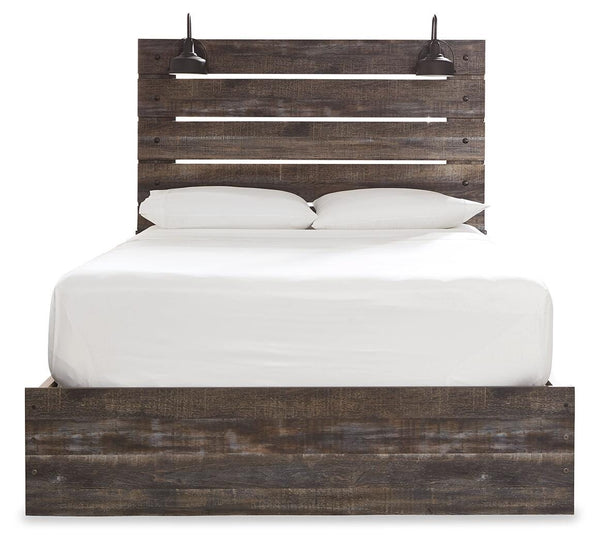 Drystan Queen Panel Bed with Storage, Chest & Nightstand Multi