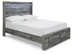Baystorm Full Storage Bed, Dresser, Mirror & Nightstand Gray