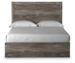 Ralinksi Queen Panel Bed, Dresser, Mirror, & Nightstand Gray