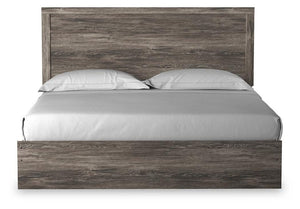 Ralinksi King Panel Bed, Dresser, Mirror, & Nightstand Gray