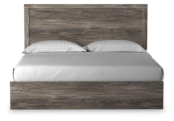 Ralinksi King Panel Bed, Dresser, Mirror, & Nightstand Gray
