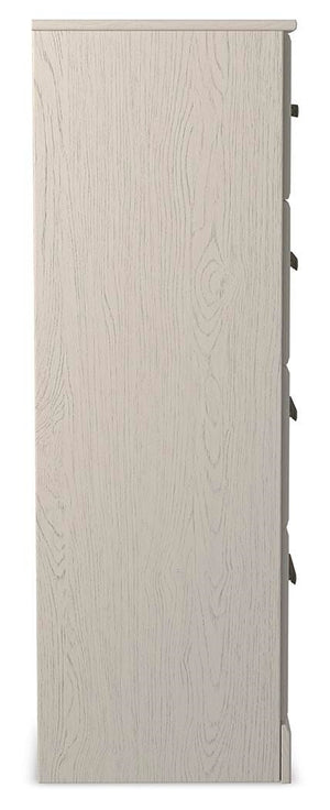 Stelsie Queen Panel Bed, Chest & Nightstand White